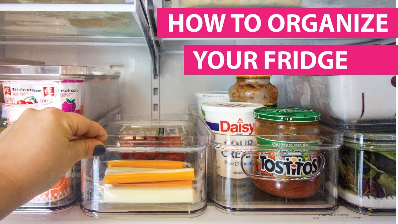 Organizing The Fridge From Top To Bottom