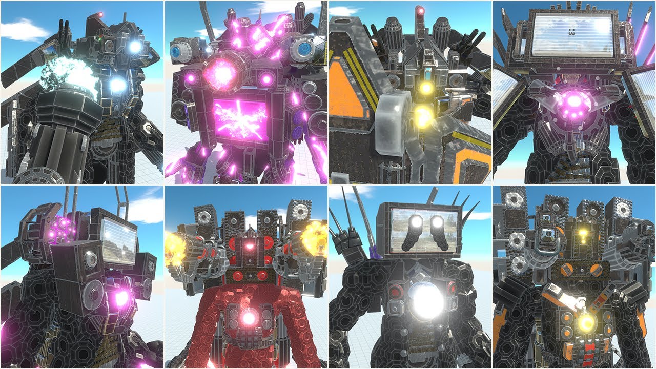 誰が最強！？一番強いタイタンをバトルトーナメントをついに開催！  【スキビディトイレ】 アニマルレボルトバトルシュミレーター実況 ＃612 ARBS