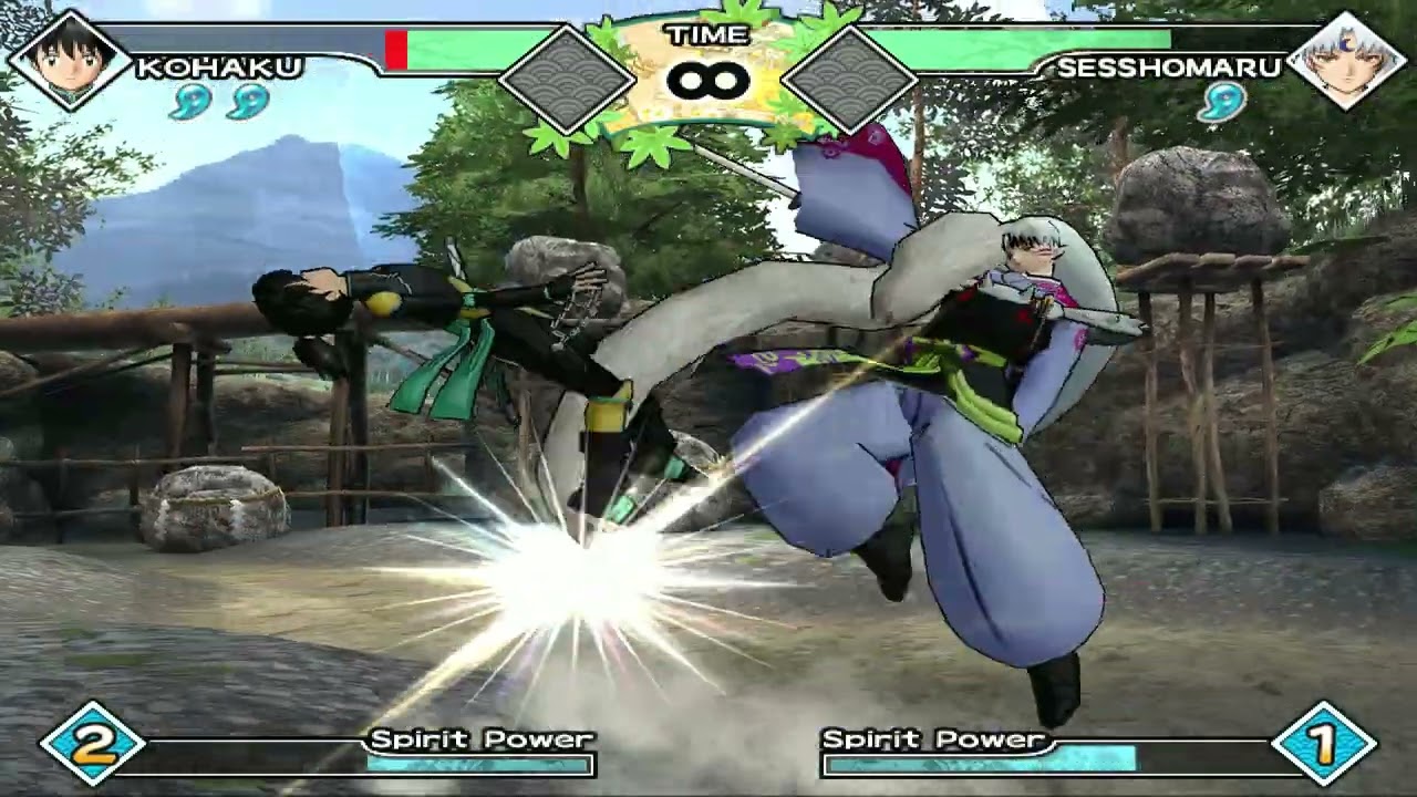 Kohaku vs Sesshomaru - InuYasha Feudal Combat