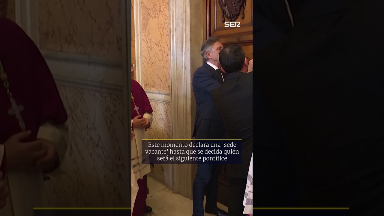 El Vaticano sella las puertas del APARTAMENTO del PAPA