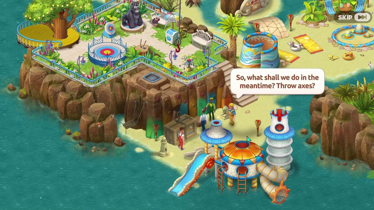 #gardenscapes  #Live #Streaming #Level 8051 -  8053 # Theme #Park #New #story #GameGo #Game # levels