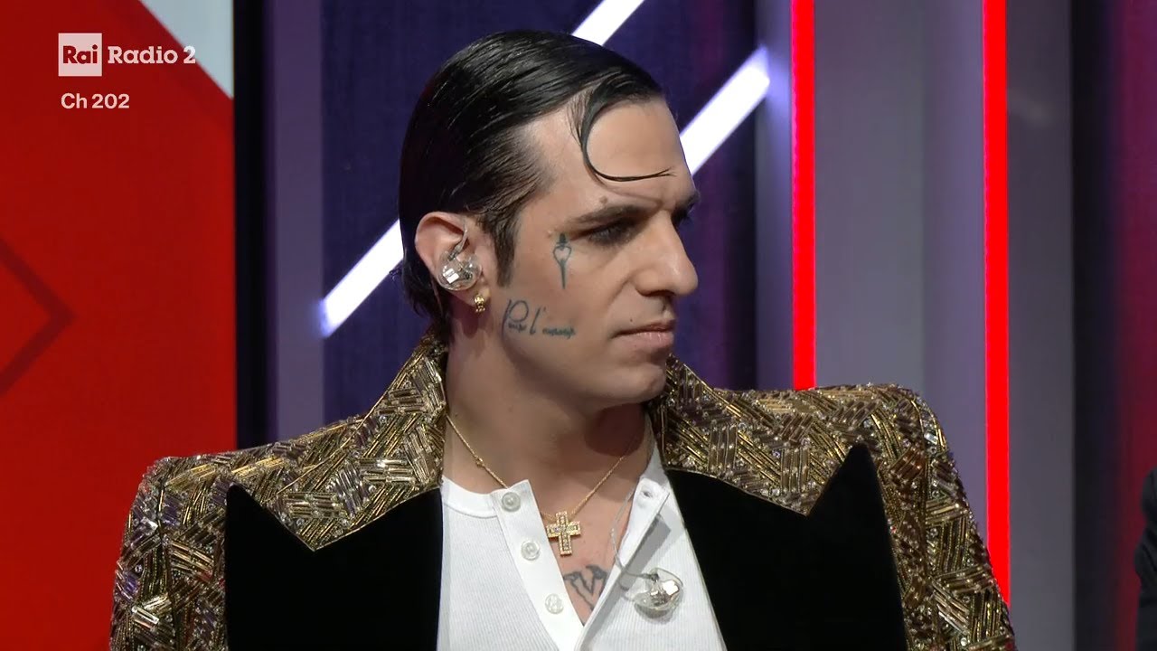 Intervista ad Achille Lauro (Serata Finale) - Radio 2 a Sanremo