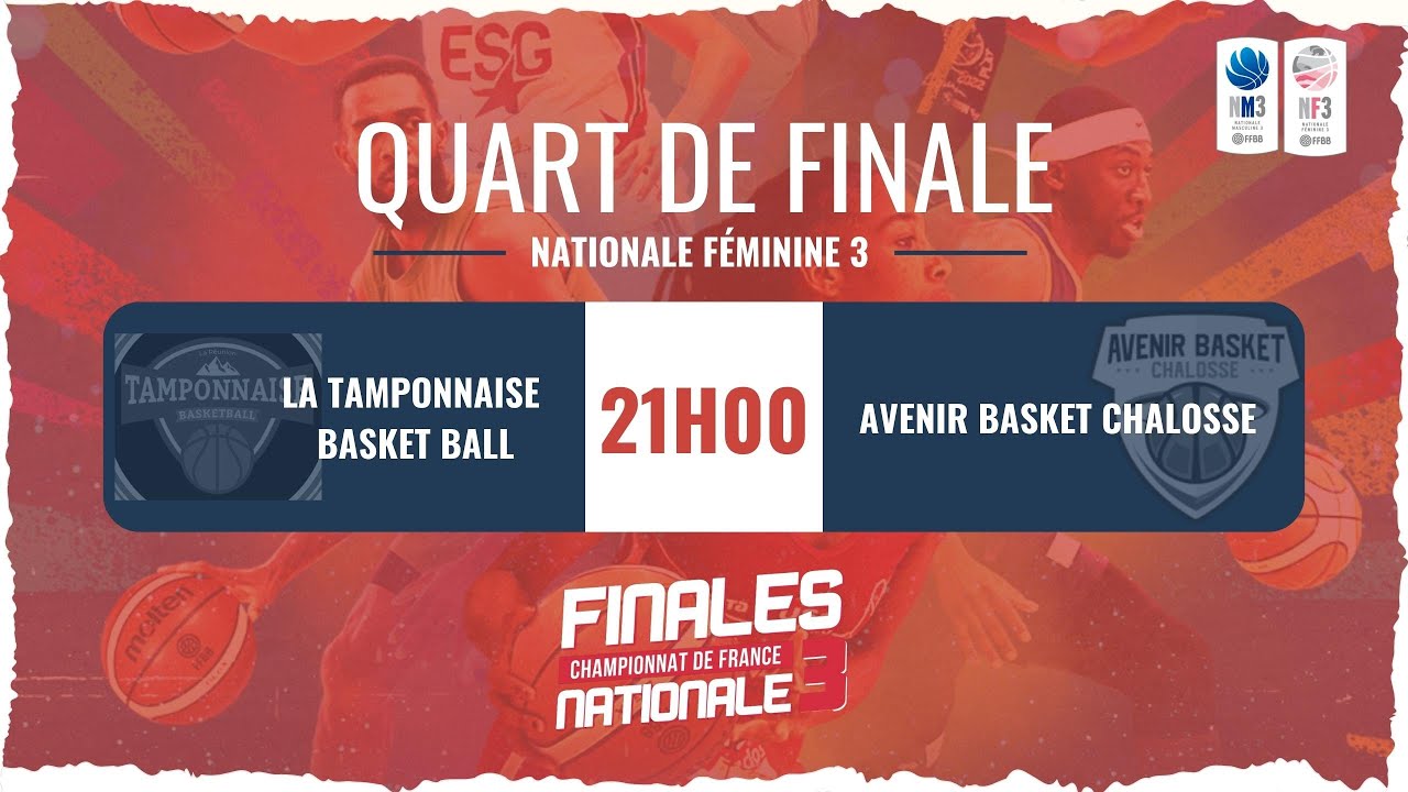 Quart-de-Finale de Nationale Féminine 3 : La Tamponnaise Basket Ball 🆚 Avenir Basket Chalosse