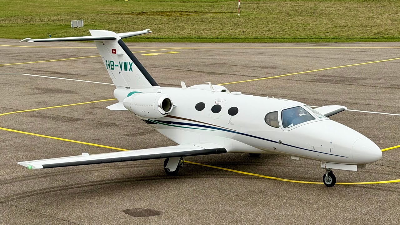 Cessna 510 Citation Mustang | Takeoff Nancy Airport 