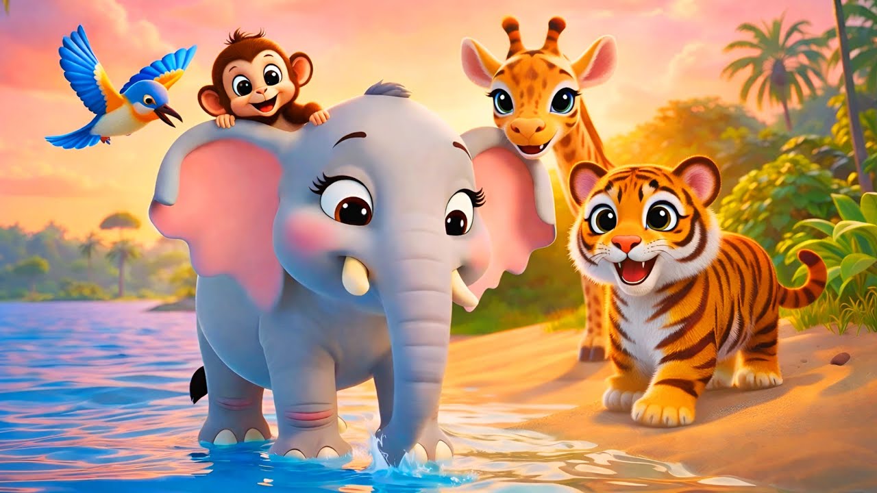 Golu Hathi | गोलू हाथी पिकनिक चला | Hindi Nursery Rhymes For Kid's | baby Elephant Song 