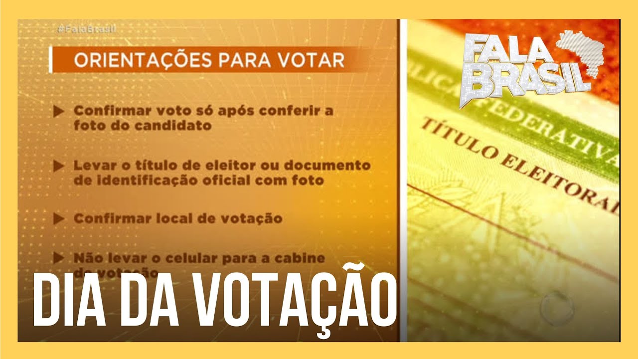 Elei&ccedil;&otilde;es 2022: veja o que &eacute; necess&aacute;rio para o dia da vota&ccedil;&atilde;o