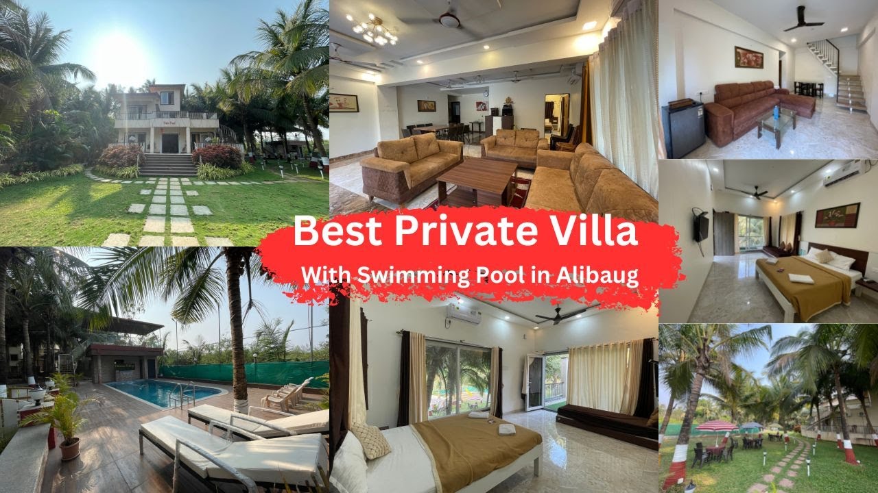 Best Private Villa With Swimming Pool in Alibaug | Nagaon Beach Alibaug | 5 BHK