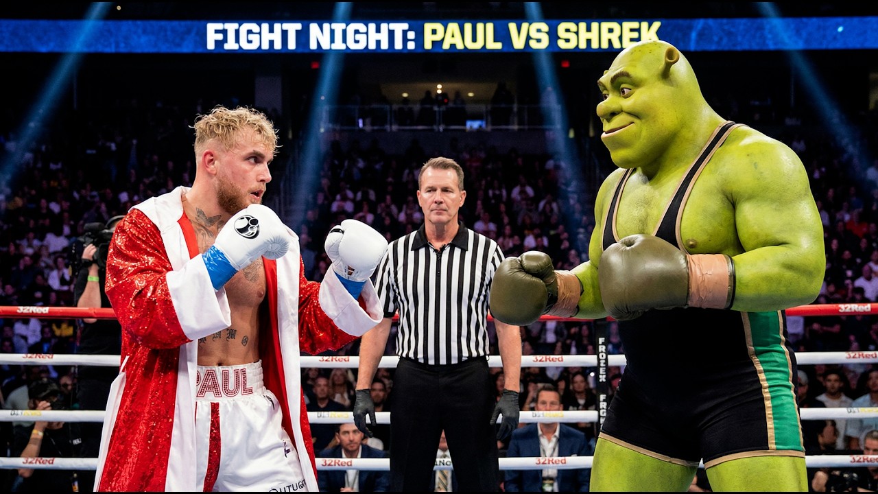 Jake Paul Vs Shrek | AI 