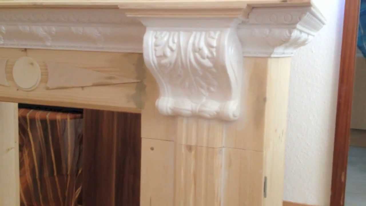 Homemade DIY decorative fireplace Part 3 / 4
