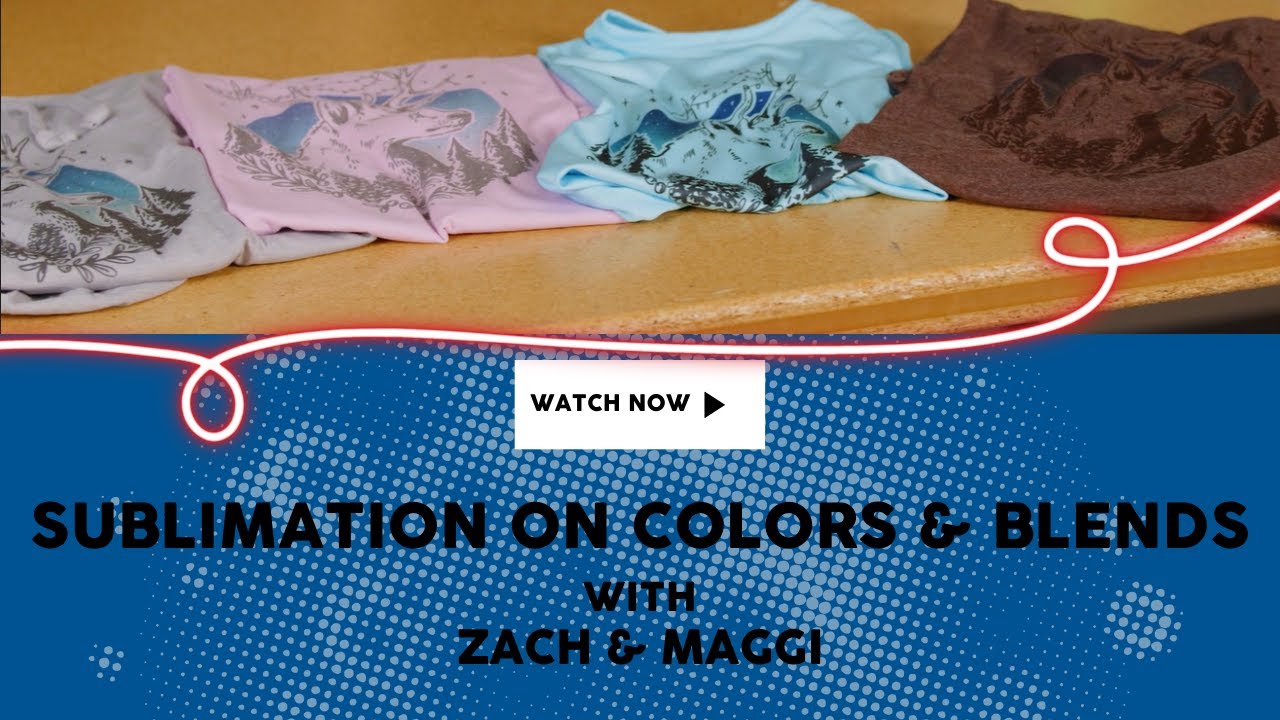 How To Sublimate on Blended Fabrics & Colored Shirts