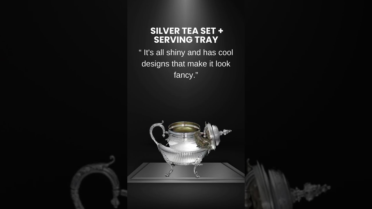 Coignet - 4pc. French 950 Sterling Silver Tea Set + Christofle Serving Tray