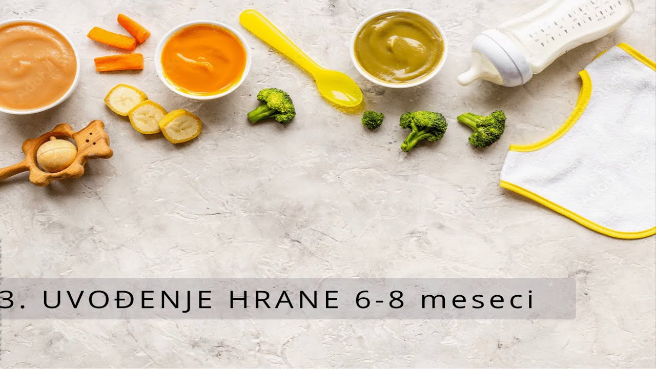 3.  UVOĐENJE HRANE 6-8 meseci