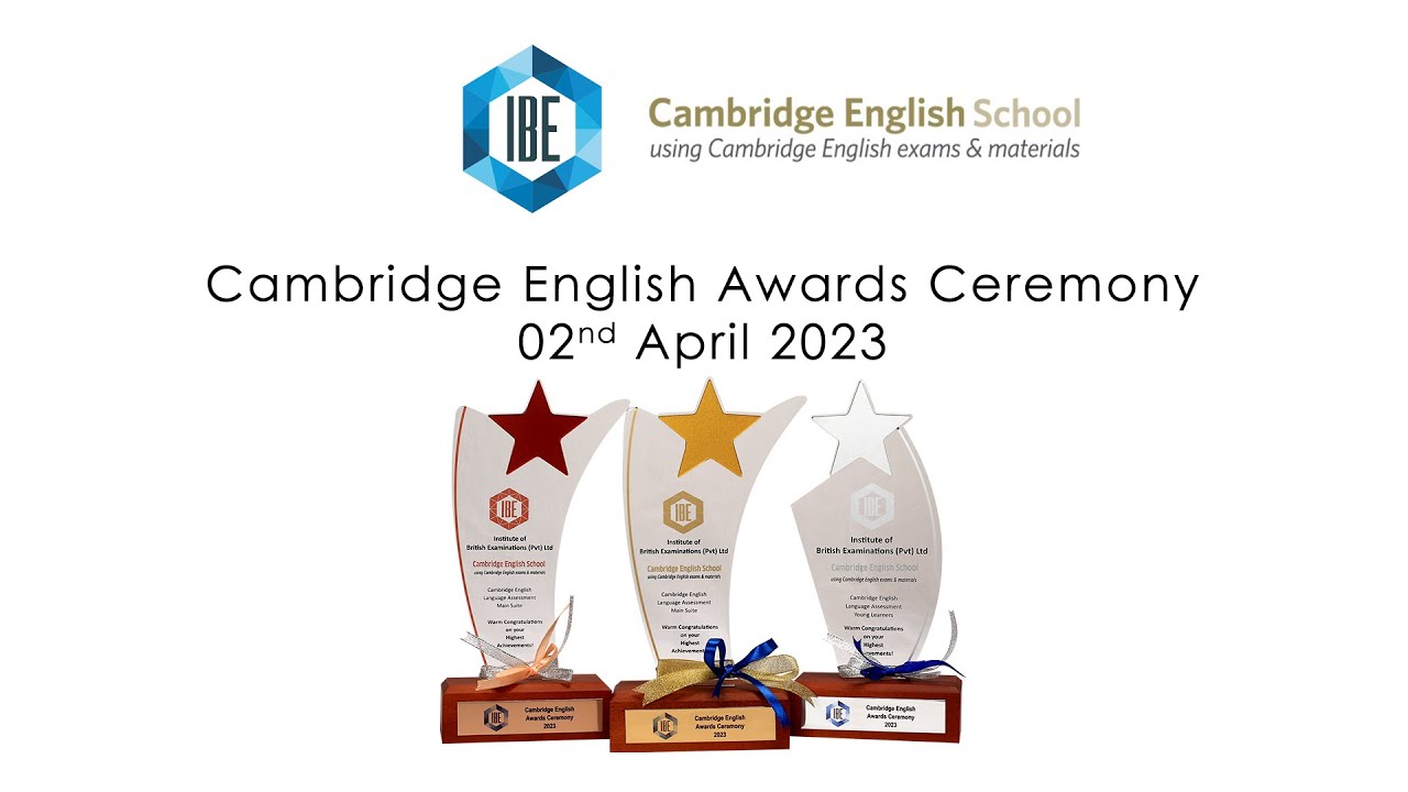 Cambridge English Awards Ceremony - 2023
