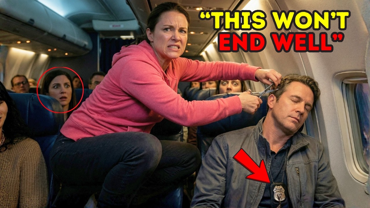 Кайрен пыталась подстричь мне волосы, пока я спал в самолете — она не знала, что я — авиационный ...