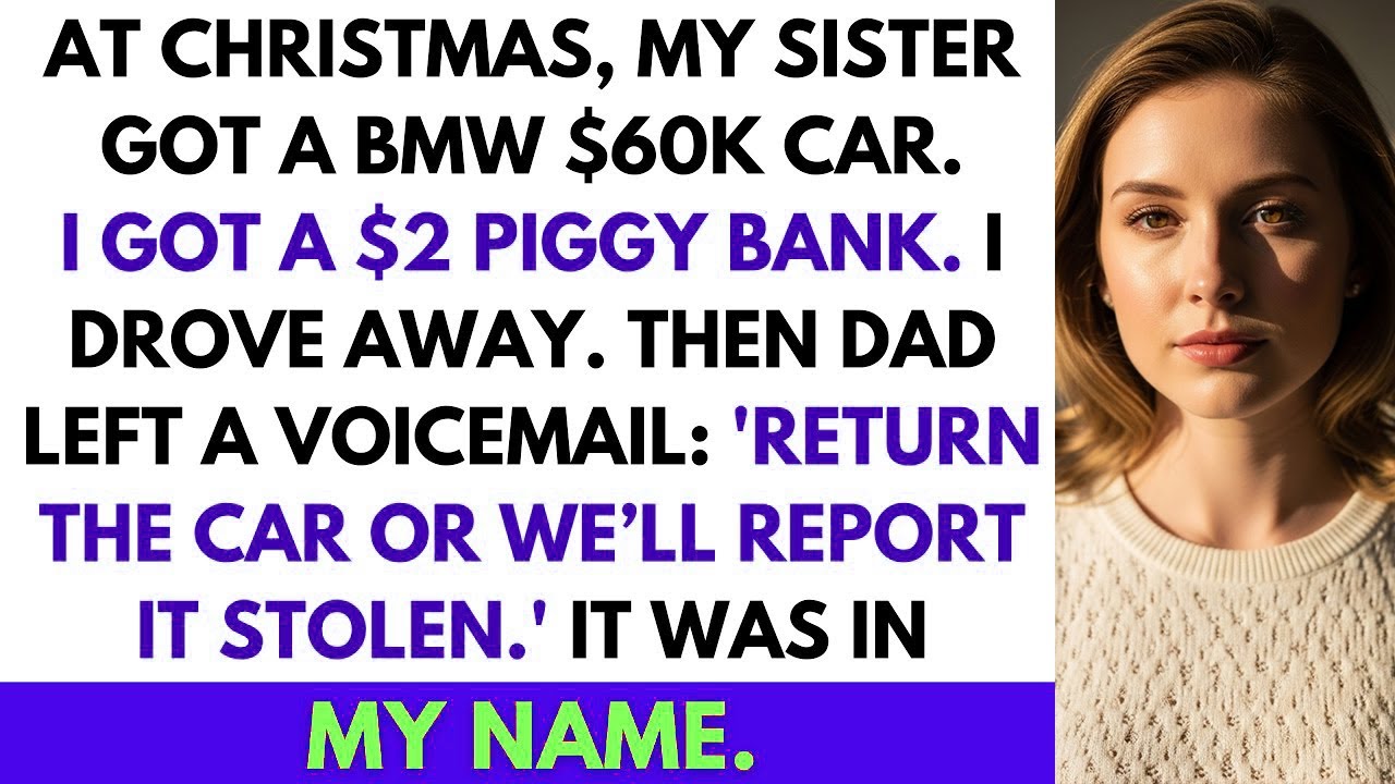 My Parents Gave My Sister a BMW with a Red Bow. I Got $2. So I Left and Blocked Them at 2AM