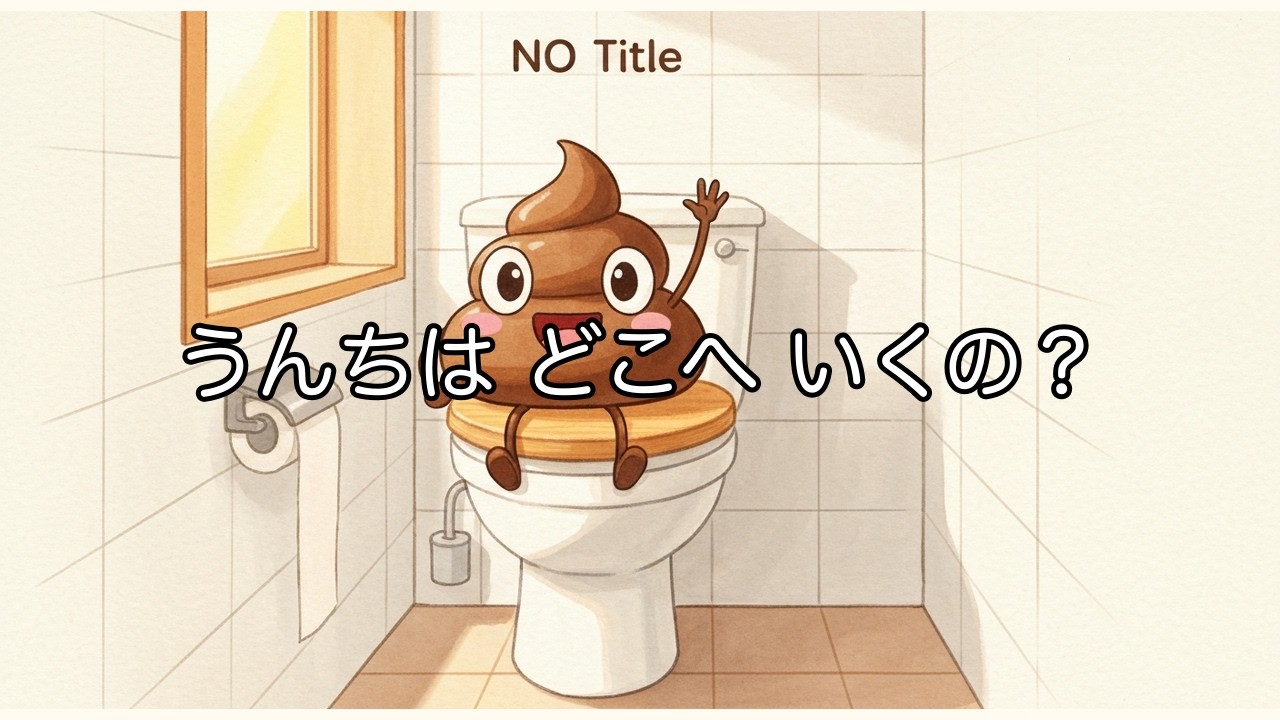 💩 うんちくんの大冒険！トイレから海までの水の旅｜知育アニメ絵本【4〜5歳向け】