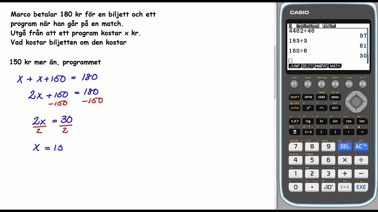 Matematik 5000+ 1a röd  Uppgift 2235 b  för reviderad ämnesplan 2021