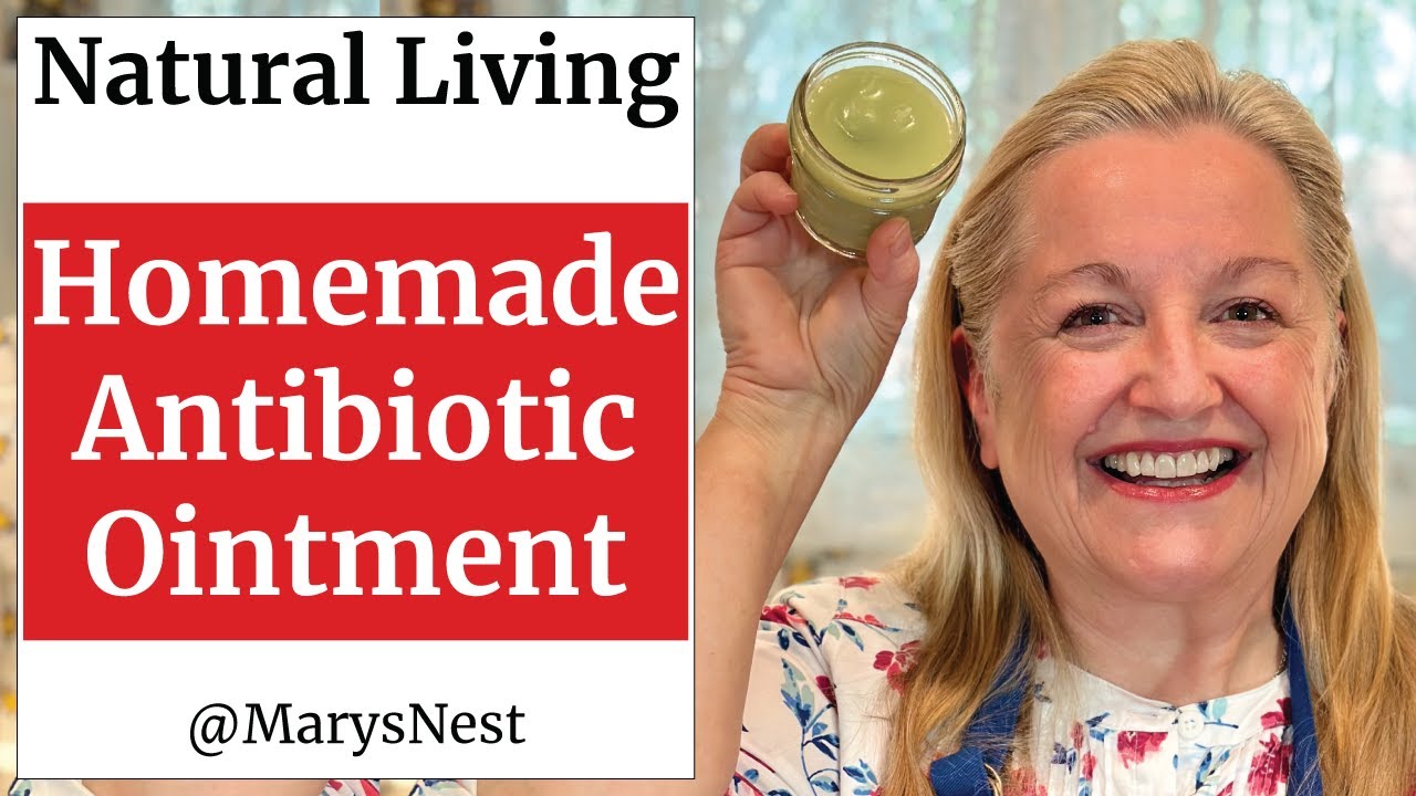 Natural Antibiotic Ointment Herbal Salve - Homemade Healing Ointment for Bug Bites, Cuts, and More!