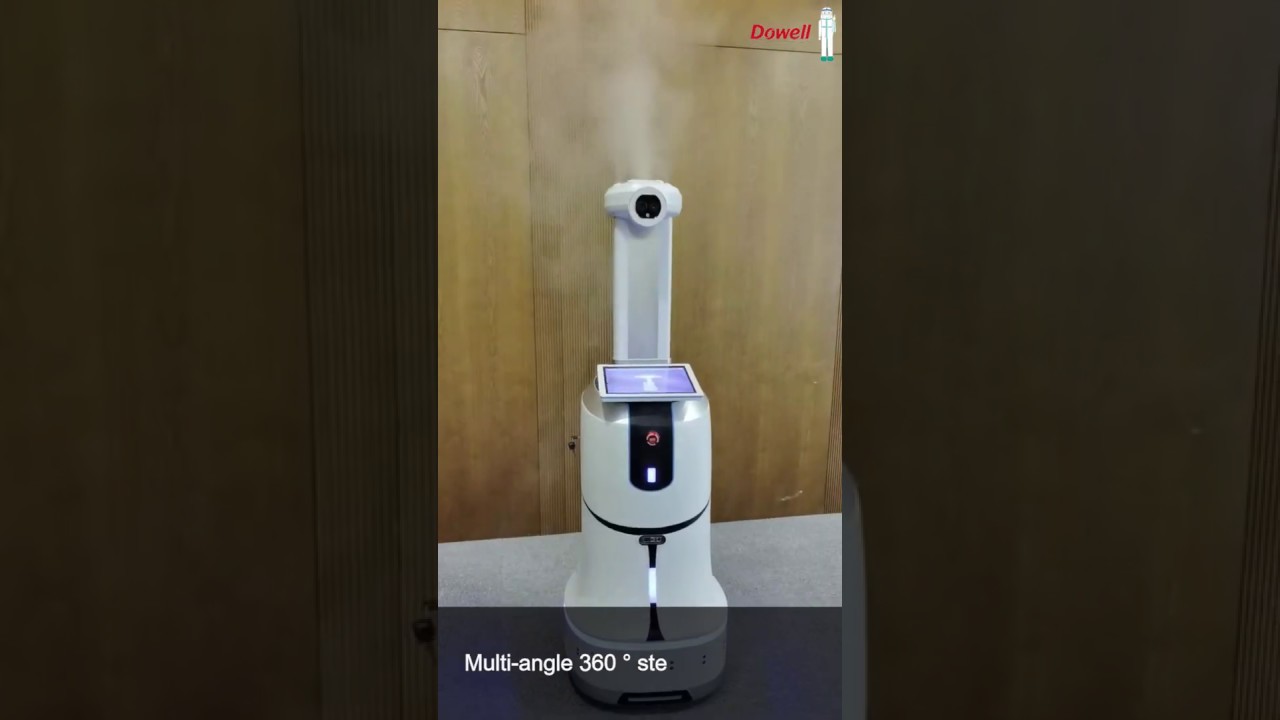 Covid Disinfect Robot operation in healthcare