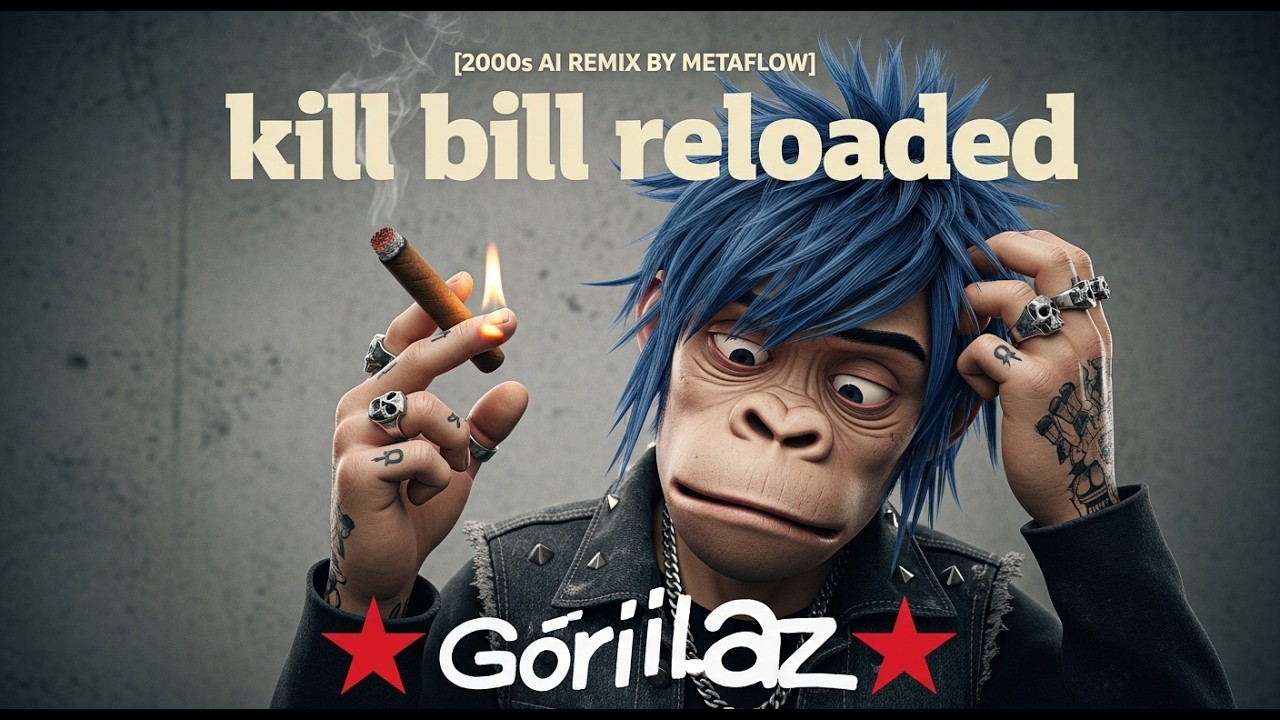 Kill Bill Meets Gorillaz — Dark AI Trip-Hop Album Mix