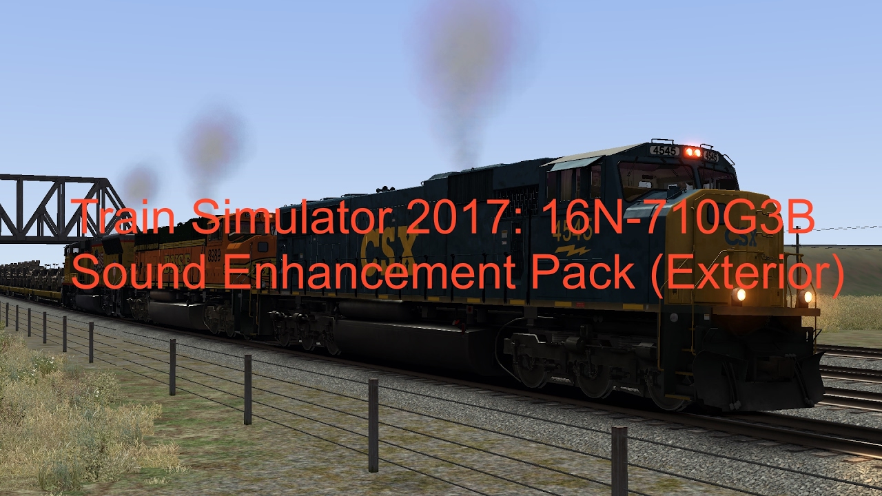 Train Simulator 2017: 16N-710G3B Sound Enhancement Pack (Exterior)