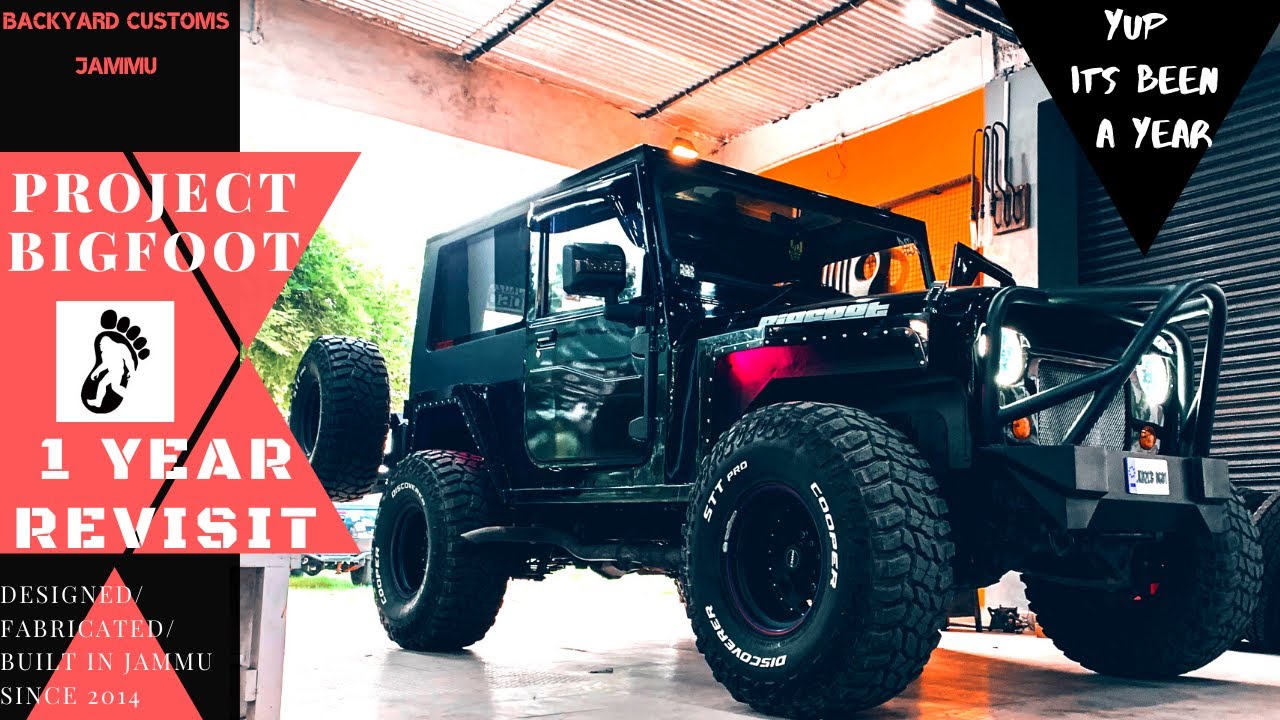 PROJECT-BIG FOOT | AFTER 1 YEAR | MODIFIED MAHINDRA THAR | BYCJAMMU