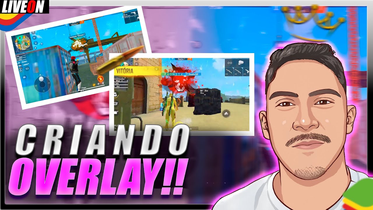 COMO FAZER OVERLAY DE FREE FIRE PELO ADOBE AFTER EFFECTS 🔥PHOTOSHOP🔥CARTOON🔥DESIGNER🔥AO VIVO🔥MOTION🔥