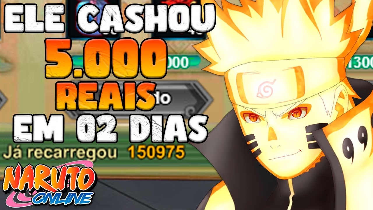 MAIS UM MALUCO EM SERVER NOVO | RICO OU CC? - NARUTO ONLINE