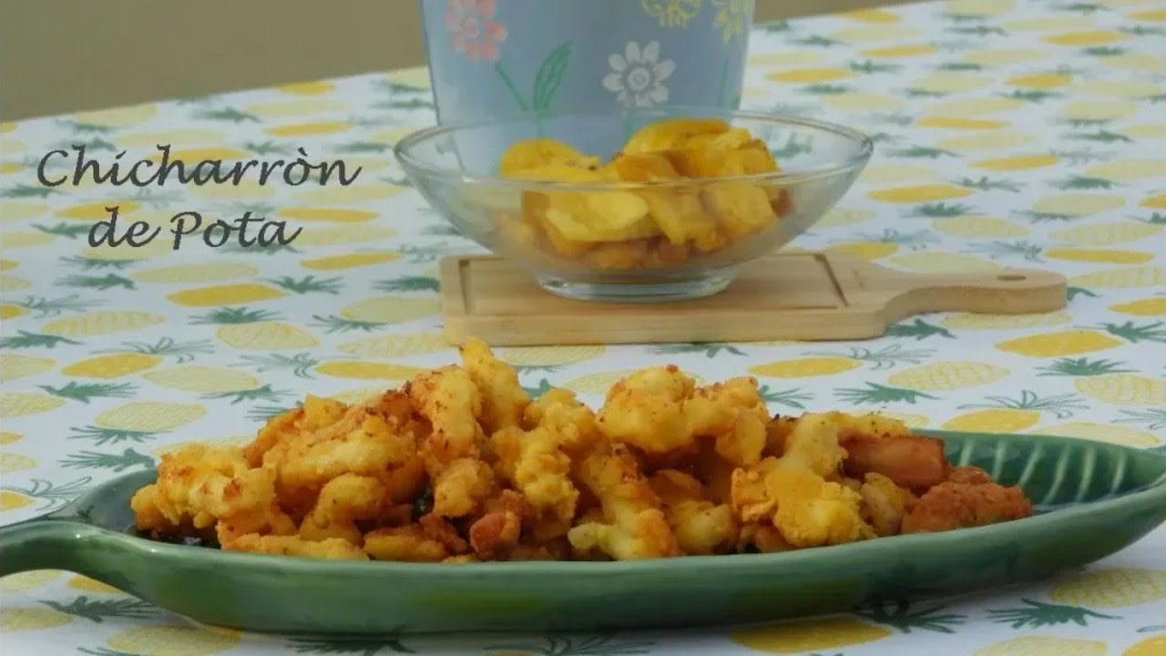 CHICHARRÓN DE POTA fácil y rápida de preparar