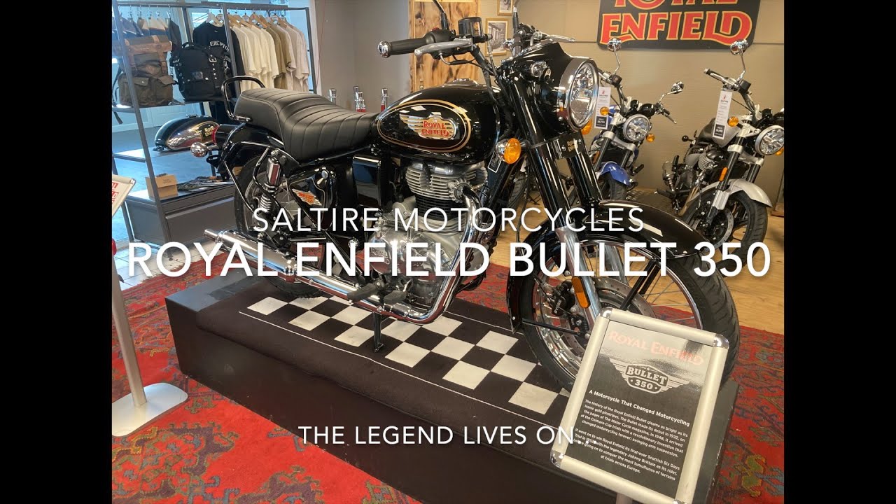 New Royal Enfield Bullet 350 Launch at Saltire Motorcycles!