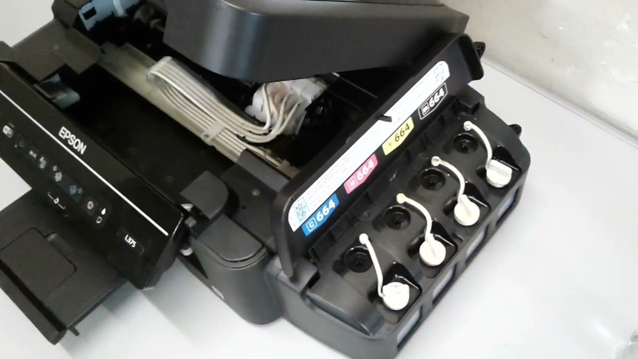 Impressora Epson L375 não imprime preto mesmo depois de 3,4,5,6 limpezas, como limpar o cabeçote