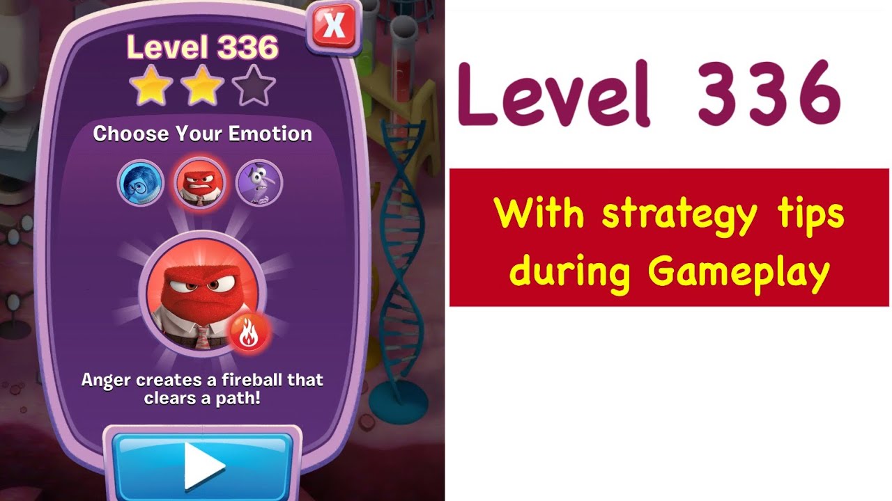 Inside Out Thought Bubbles Level 336 Tips and Strategy Gameplay Walkthrough