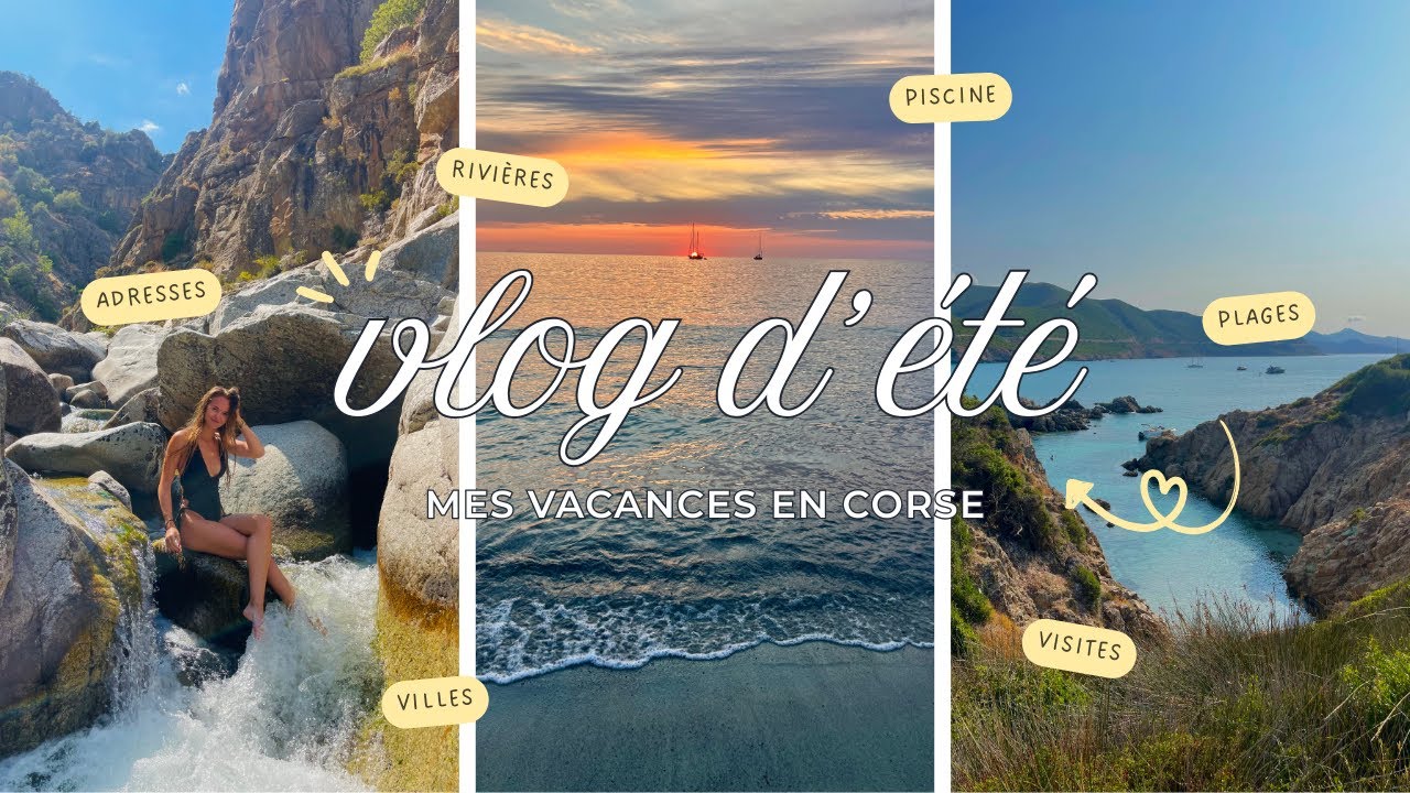 Vlog Corse Ao&ucirc;t 2025 Partie 1☀️🩷