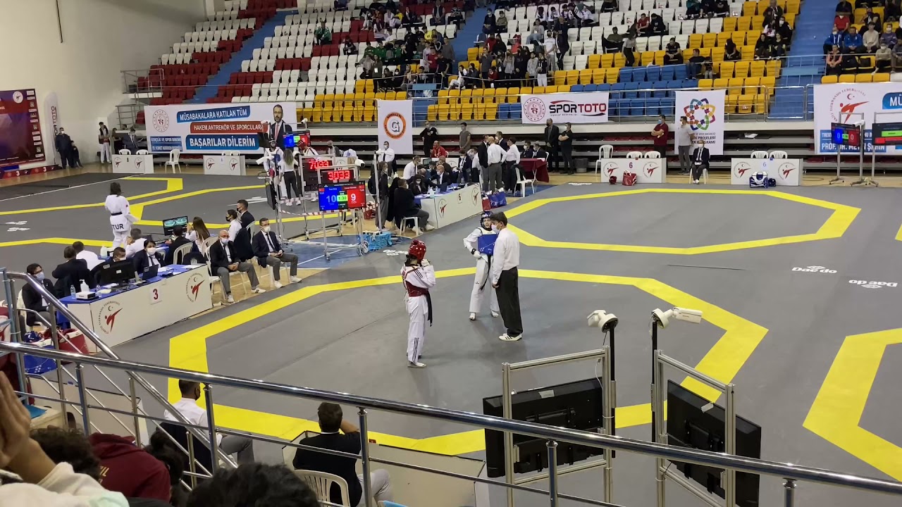 İrem Dinç (Çanakkale) Canan GÜNDÜZ (İstanbul) Gençler Türkiye Taekwondo Şampiyonası 44 kg final