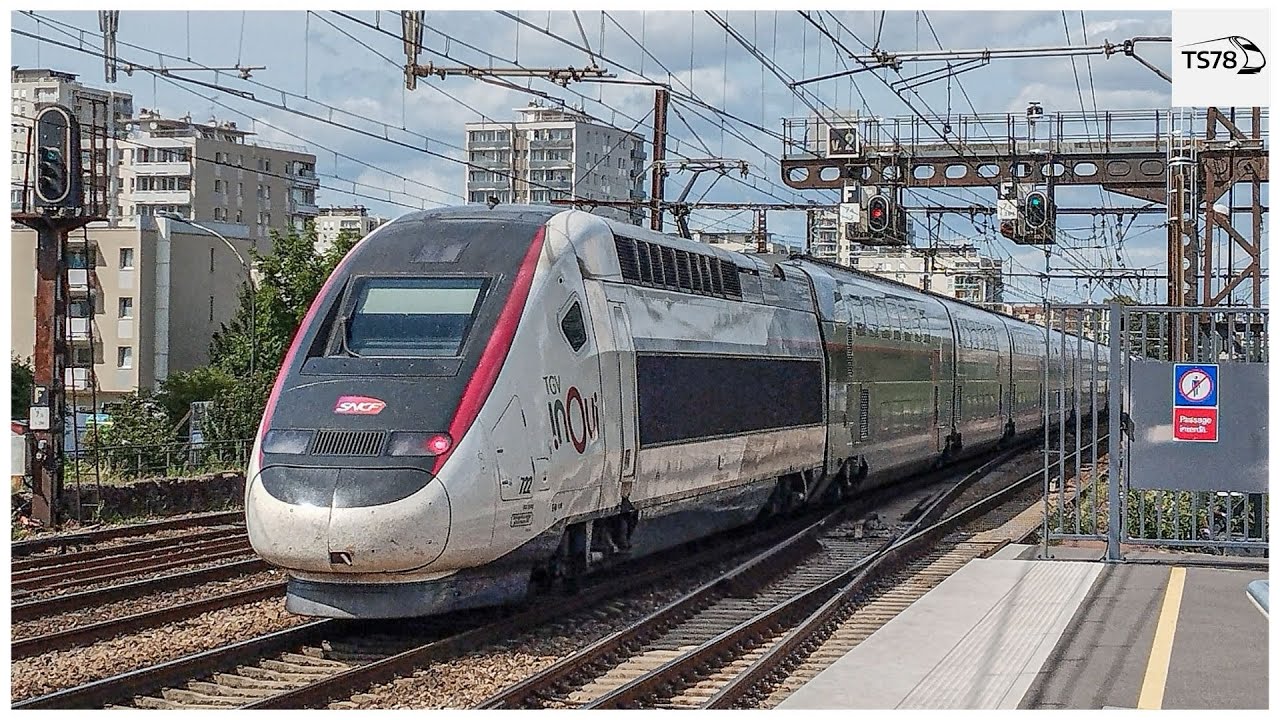 Compilation de trains en gare du Vert de Maisons (94)