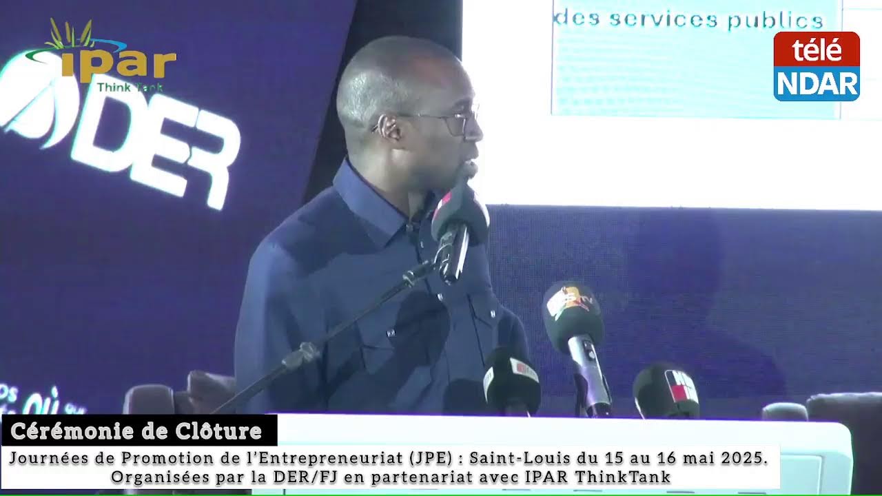 Journées de Promotion de l’Entrepreneuriat (JPE) : Saint-Louis du 15 au 16 mai 2025.