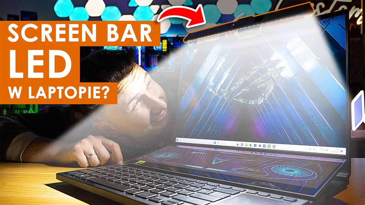 Ledowe lampki do laptopa i monitora - Screen Bar od BenQ - TEST