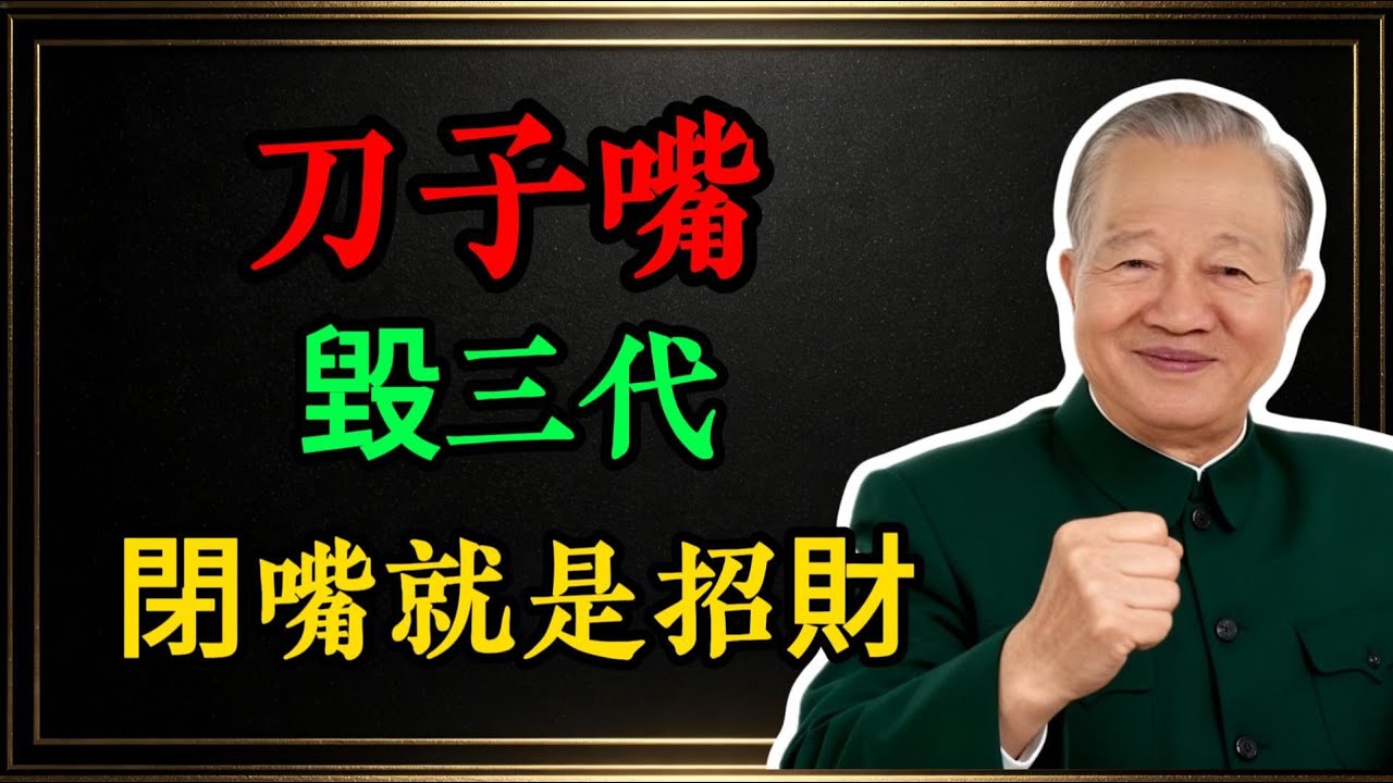 還在說這句話？家破人亡的前兆！趕緊閉嘴，它能害死你全家財運！#曾仕強 #旺夫 #風水 #婚姻 #人性 #財運