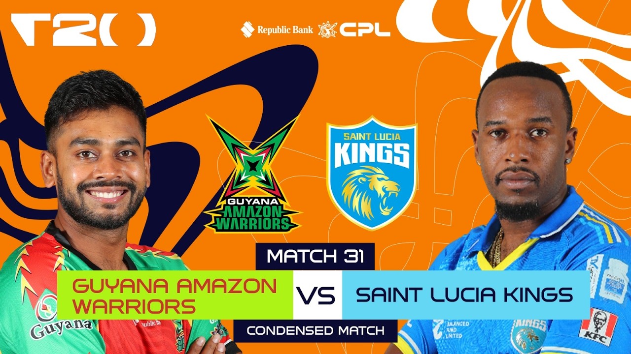 Condensed Match | Guyana Amazon Warriors vs Saint Lucia Kings | CPL 2026