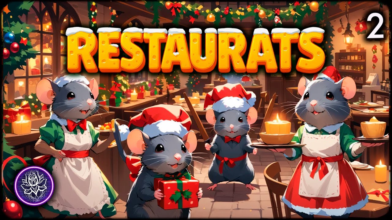 №2. НОВОГОДНИЙ КРЫСТОРАН🐭Restaurats 🧀 С друзьями на кухне. Кооперативные страдашки