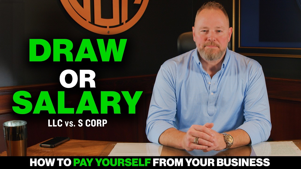 LLC vs S-Corp: The Right Way to Pay Yourself (Salary, Draws, Distributions)