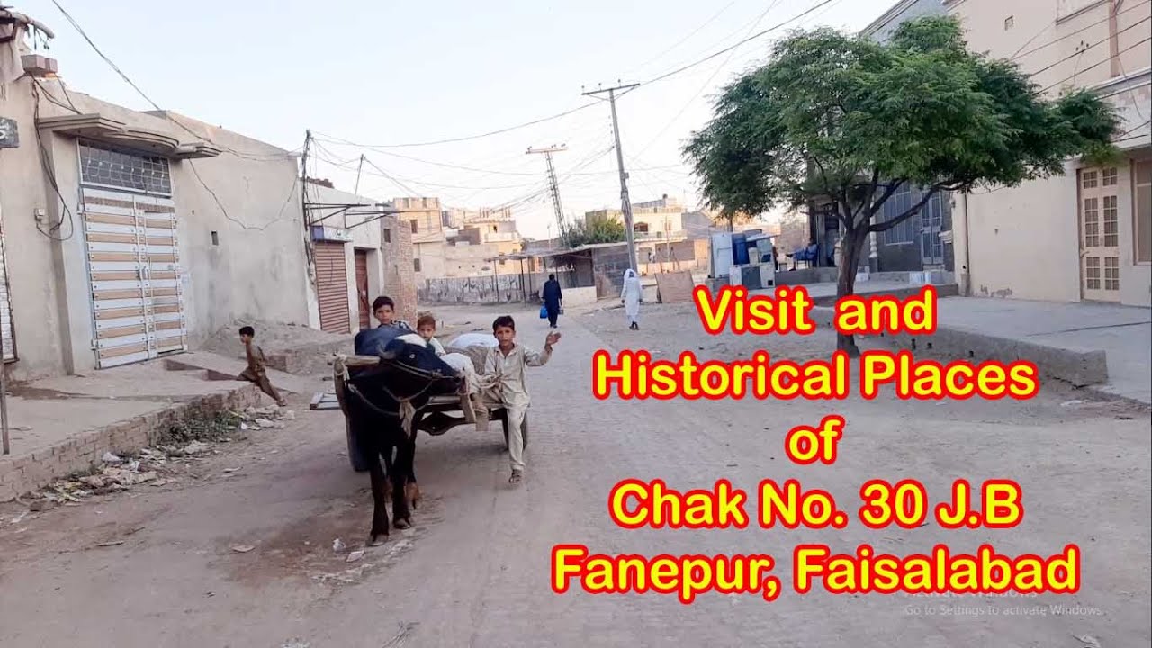 Visit and Historical Places of Chak No  30 J B Fanepur | 1947 sy Pehly ka lgaya hoa Darakht