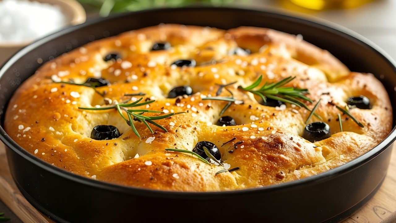 Jak upiec najlepszą focaccię, jaką kiedykolwiek jadłeś, we frytkownicy beztłuszczowej