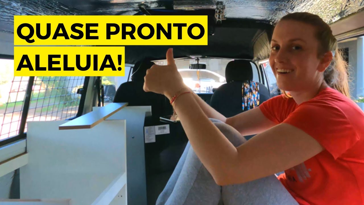 MÓVEIS NA KOMBIHOME | Instalação definitiva dos móveis na Kombi Motorhome