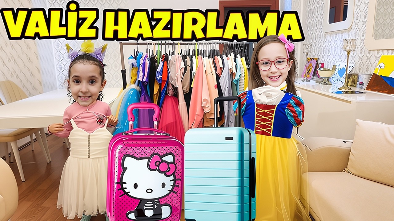 TATİL VALİZİMİZDE NELER VAR ?! BAHAR VE BANU ALYA !