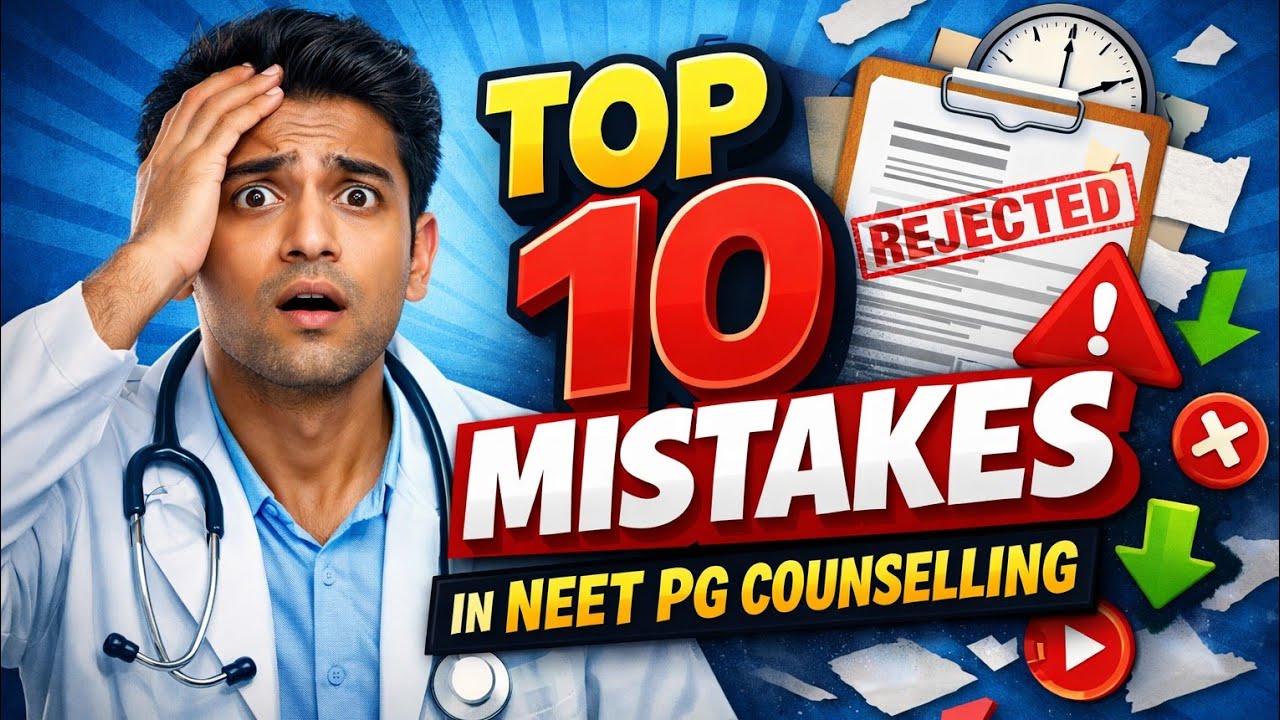 Don&rsquo;t Make These 10 Mistakes in NEET PG Counselling ⚠️