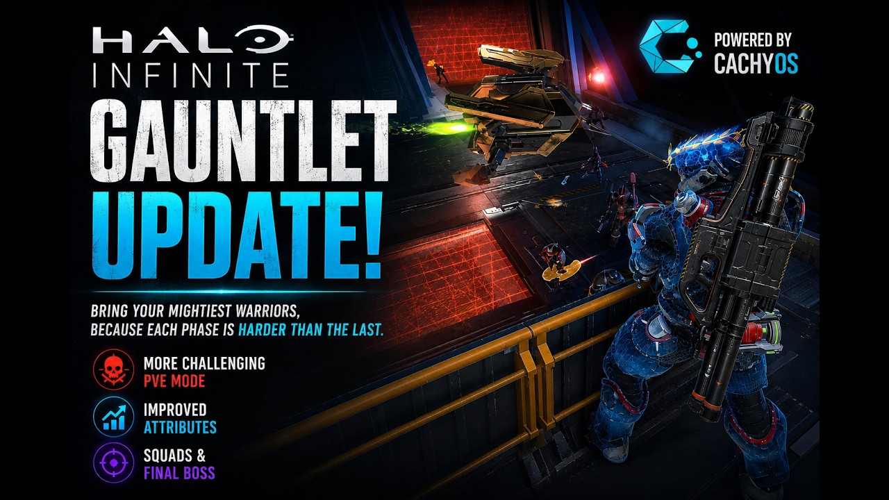 HALO Infinite: Gauntlet on CachyOS 🔥 New PvE Update