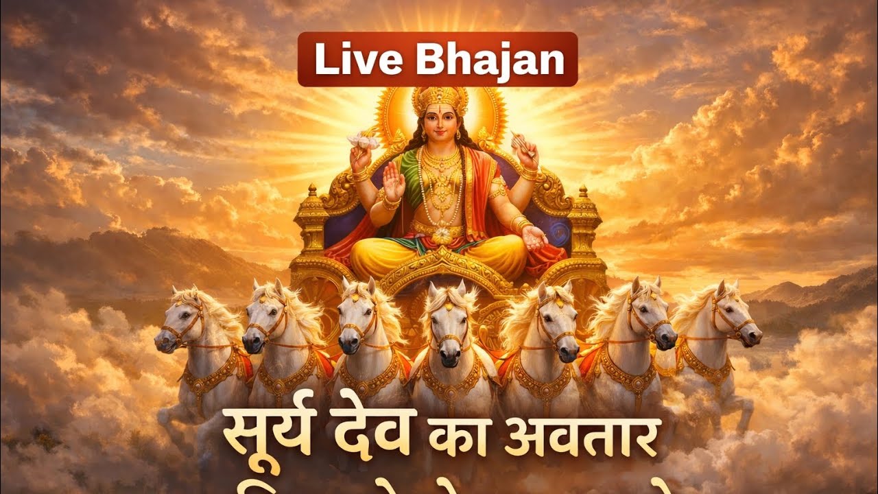 “दुनिया को रोशन करते सूर्य देव का भजन | Live Bhajan”#trending #viral #song #suryadev #video #live 