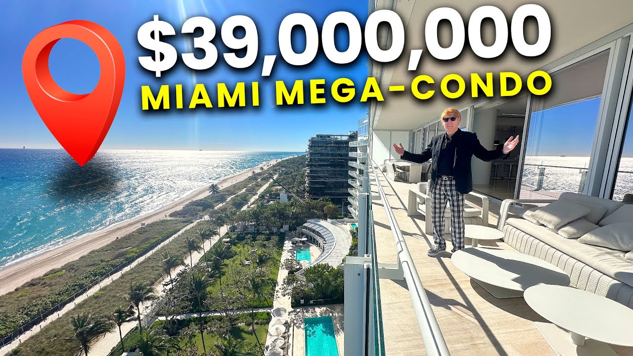 INSIDE AN OCEANFRONT $39,000,000 MIAMI MEGA-CONDO!