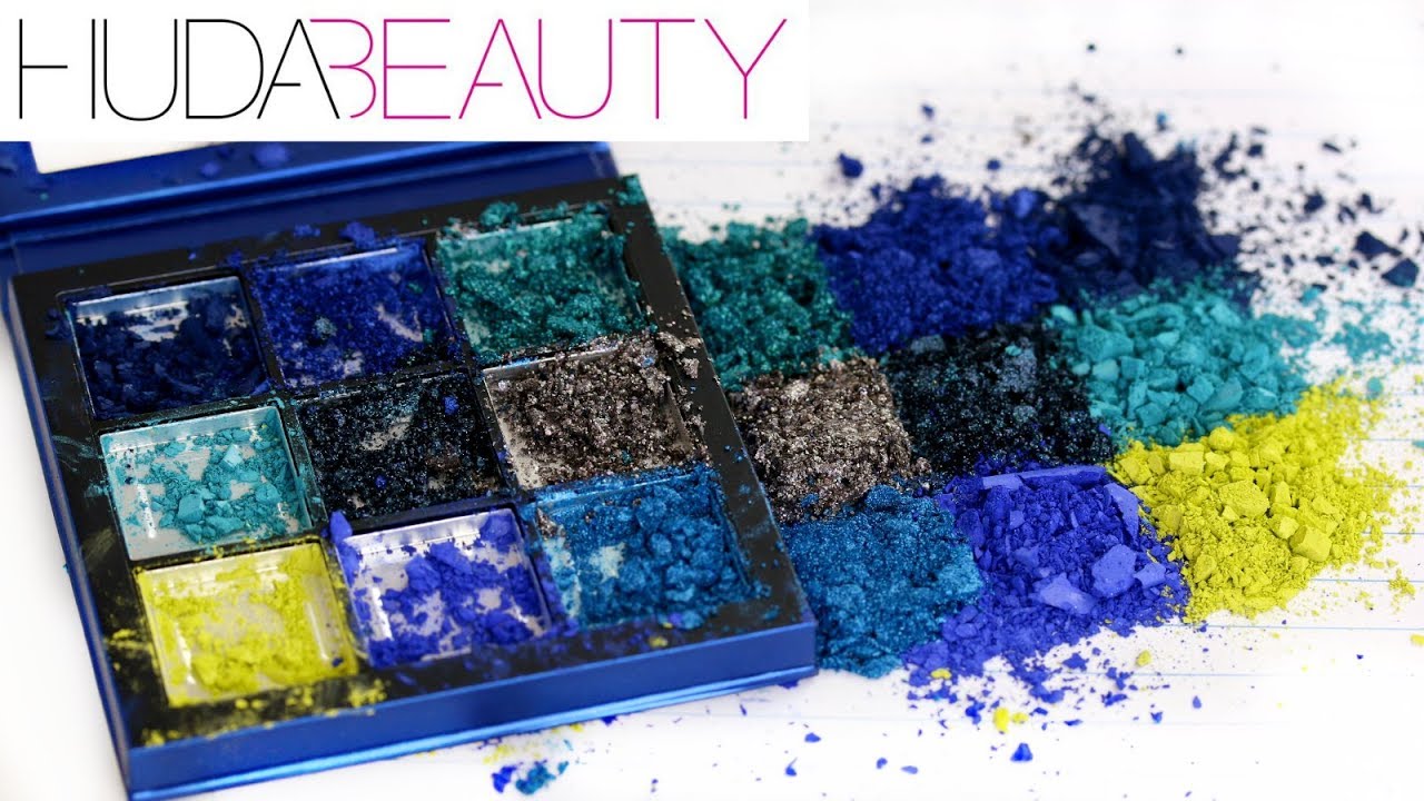 HUDA BEAUTY SAPPHIRE OBSESSIONS PALETTE - Weighing & Destroying | THE MAKEUP BREAKUP